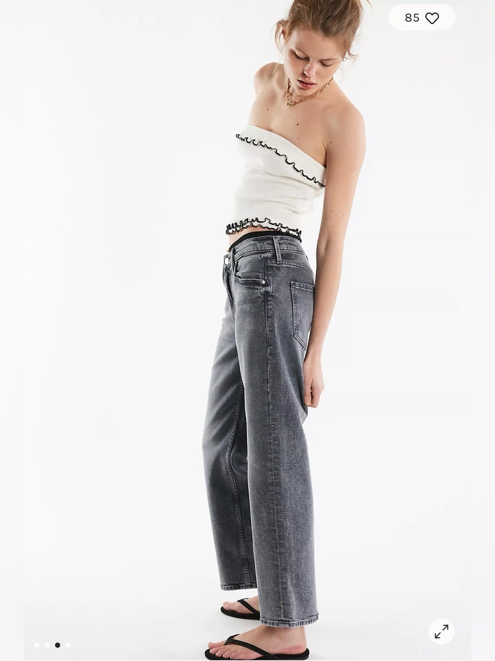 MOTHER The Bookie Ankle Jeans - Picture 2 of 10
